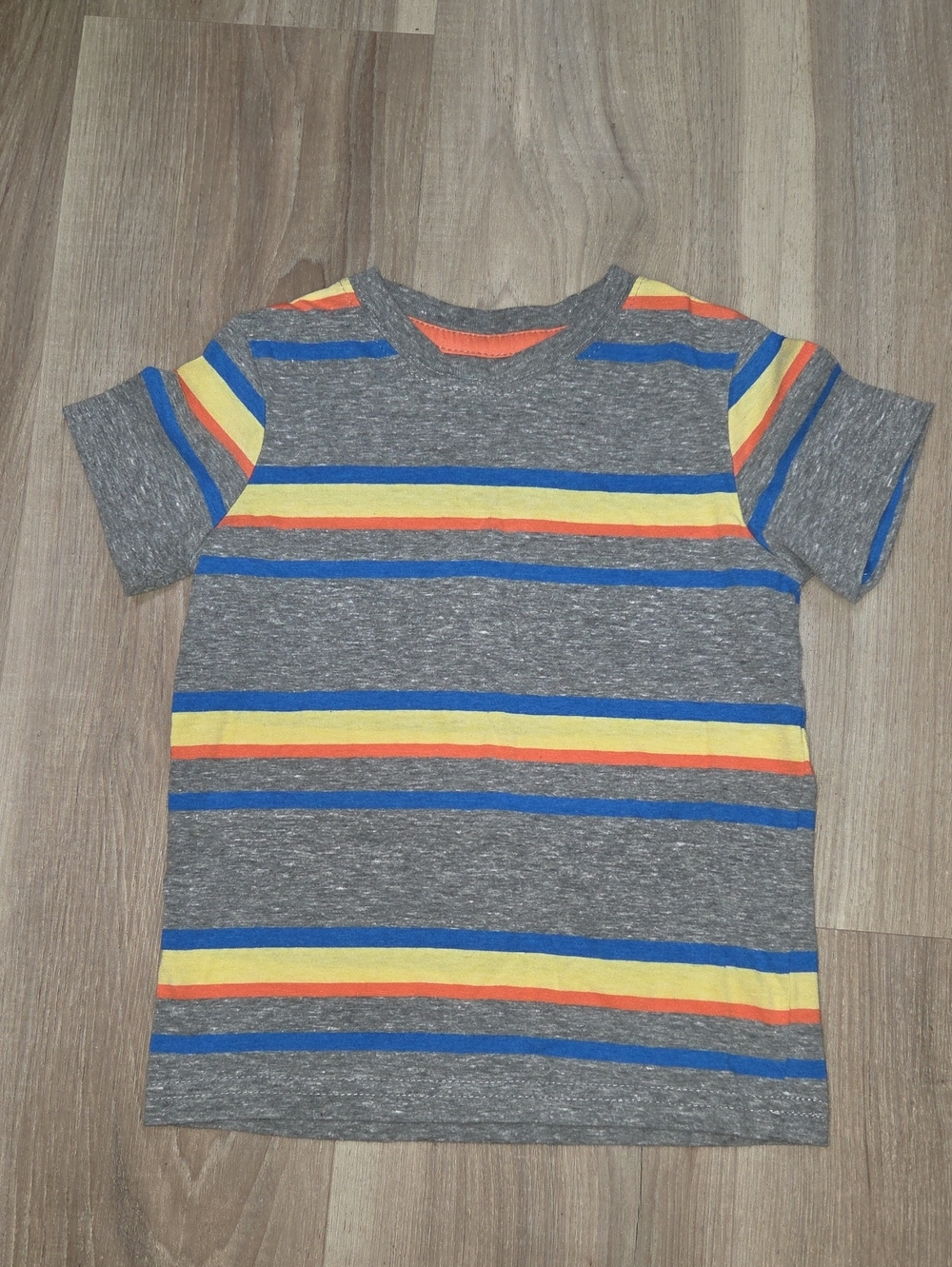 •Okie Dokie• Toddler Boys Striped Short Sleeve Tee